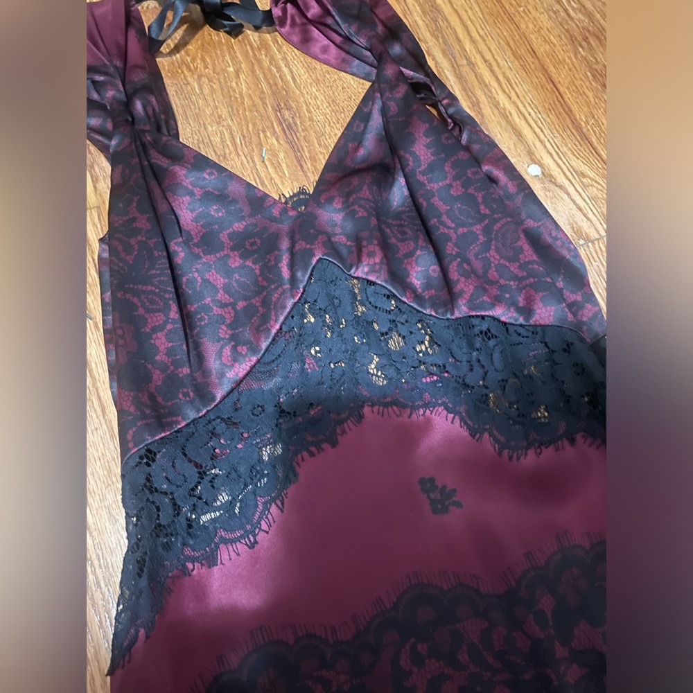 Unique silk & lace slip dress by Rachael Zoe